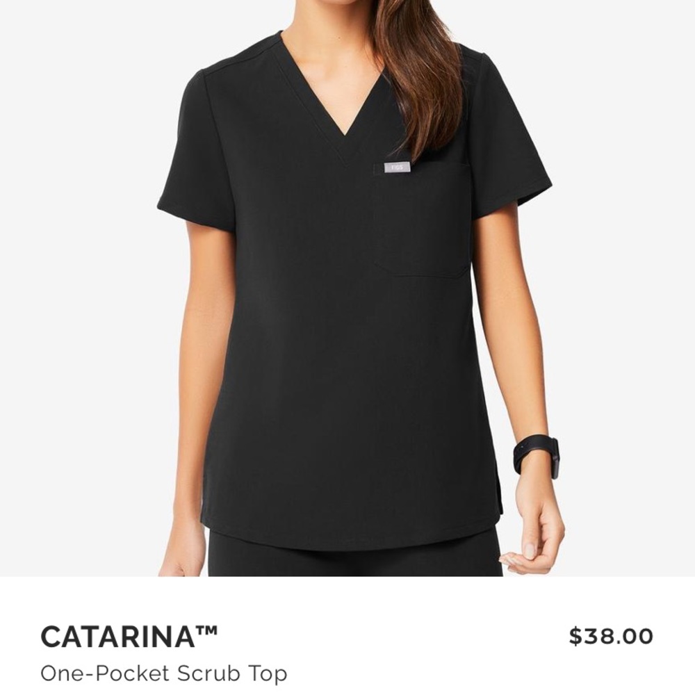 Figs catarina one pocket scrub top for nurses etc